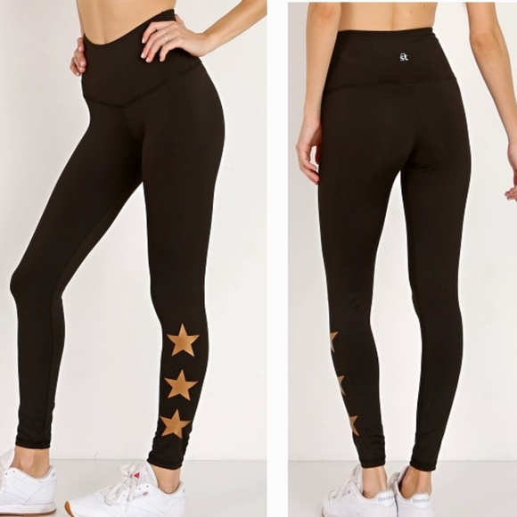 Strut This Star Ankle Legging Black Copper - Picture 2 of 9